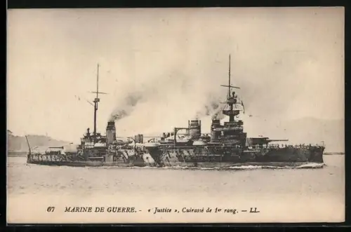 AK Kriegsschiff Justice, Cuirassé de 1er rang