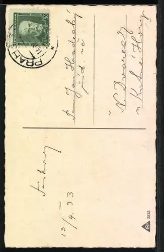 Künstler-AK Musizierende Osterküken auf einer Wiese, Velikonocni pozdrav