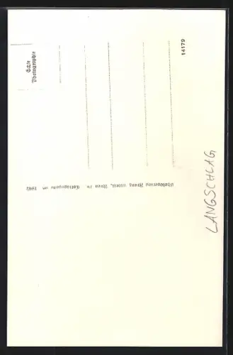 AK Langschlag, Teilansicht mit Sicht auf die Kirche