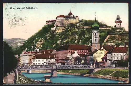 AK Graz, Mur und Schlossberg