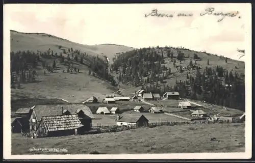 AK Aflenz, Bürgeralpe aus der Vogelschau