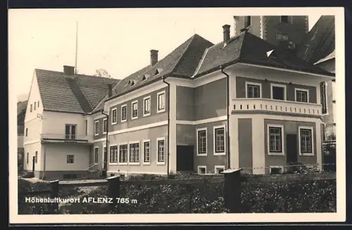 AK Aflenz, Blick auf ein Haus im Ort