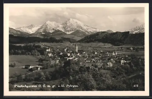 AK Windischgarsten /O. Ö., Gesamtansicht mit gr. u. kl. Pyhrgas