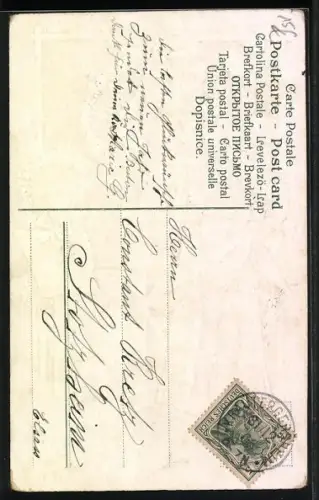 Künstler-AK Mädchen mit Sektglas und Kalenderblatt 1. Januar, Prosit Neujahr