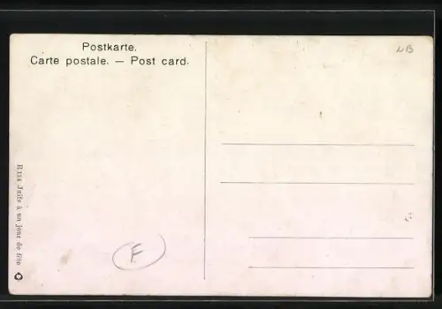 AK Juifs a un jour de fete