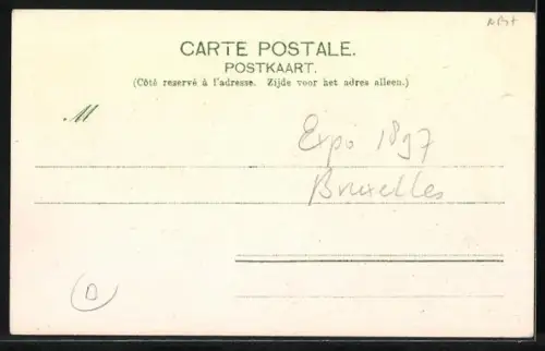 Lithographie Brüssel / Bruxelles, Ausstellung, Musée Scolaire, Monumental