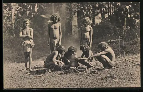 AK Veddahs, Aborigines of Ceylon, Angehörige der Urbevölkerung von Sri Lanka