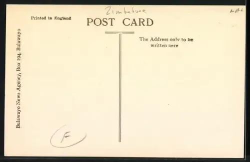 AK Bulawayo, View of Main Street, Hauptstrasse