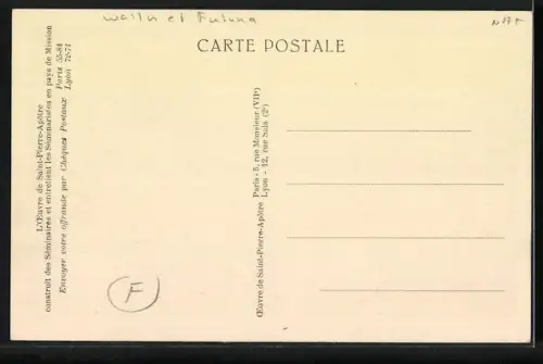 AK Lano, Une case indigène servant de Grand Séminaire