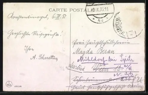 AK Constantinople, Mosquée Kahrié