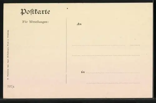 AK Bad Mehrn, Ortspartie aus der Vogelschau
