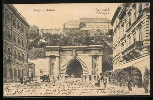 AK Budapest, Partie am Tunnel