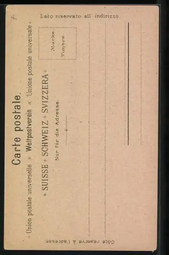 Lithographie Rigi, Rigi-Kulm, Rigi-Staffel, Vitznau