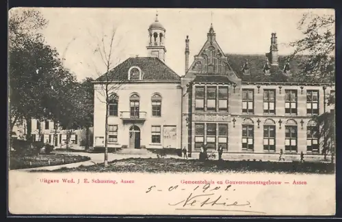 AK Assen, Gemeentehuis en Gouvernementsgebouw