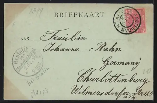 Mondschein-AK Rotterdam, Delftsche Poort