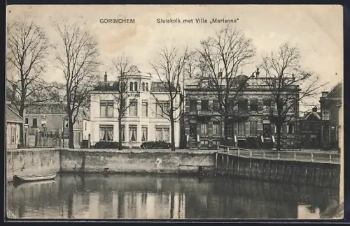 AK Gorinchem, Sluiskolk met Villa Marianne