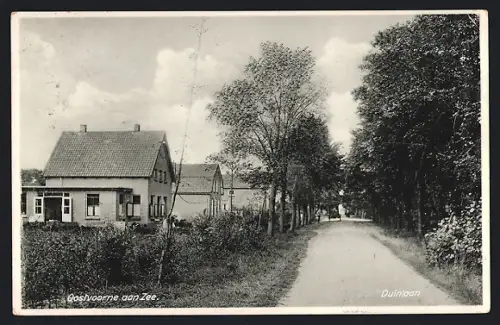 AK Oostvoorne, Duinlaan, Strassenansicht