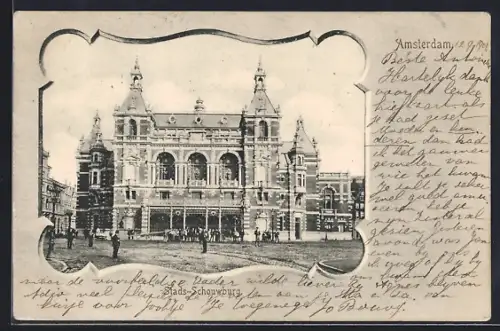 AK Amsterdam, Stads-Schouwburg, Passepartout