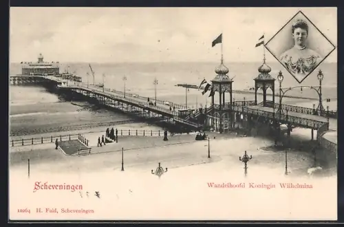 AK Scheveningen, Wandelhoofd Koningin Wilhelmina