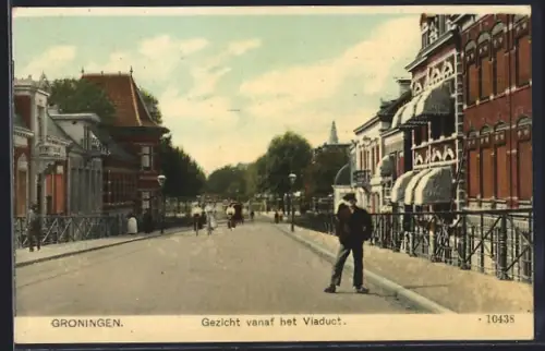 AK Groningen, Gezicht vanaf het Viaduct