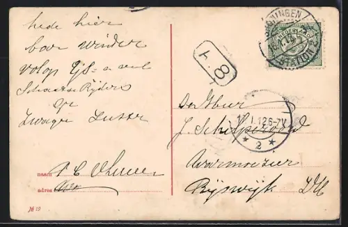 AK Groningen, Rademarkt met R.-K. Kerk