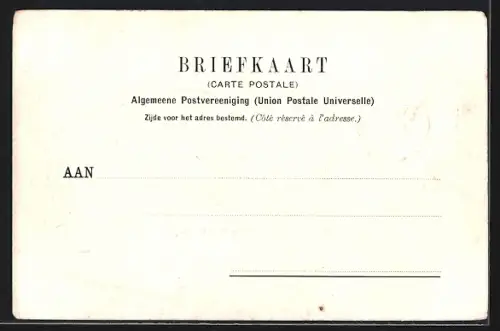 Lithographie Groningen, Oosterhaven, Passepartout