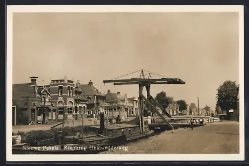 AK Nieuwe Pekela, Klapbrug, Onstwedderweg