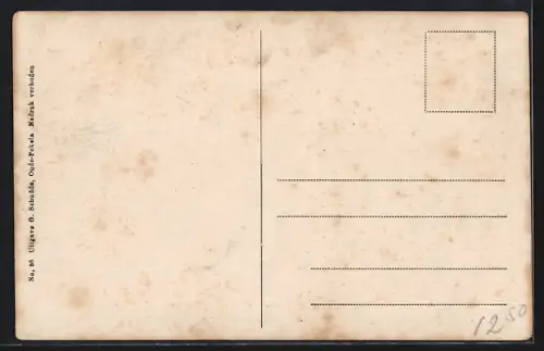 AK Oude-Pekela, Flusspartie mit Segelschiff