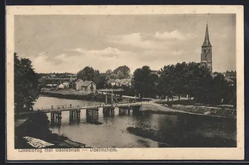 AK Doetinchem, Ijsselbrug met gasfabriek