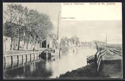 AK Broek in Waterland, Gezicht op den Jaagweg