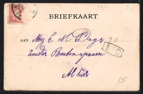 AK Broek in Waterland, Bahnhof mit Dampfer