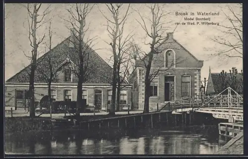 AK Broek in Waterland, Model Boerdeij van de Wed. P. Wiltenburg