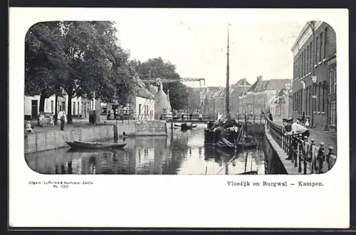 AK Kampen, Vloedijk en burgwal