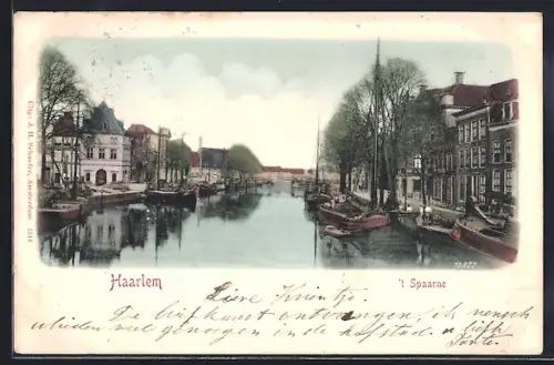 AK Haarlem, `t Spaarne, Hafenpartie