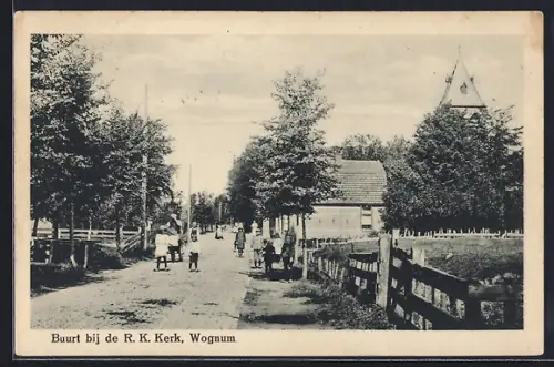 AK Wognum, Buurt bij de R. K. Kerk