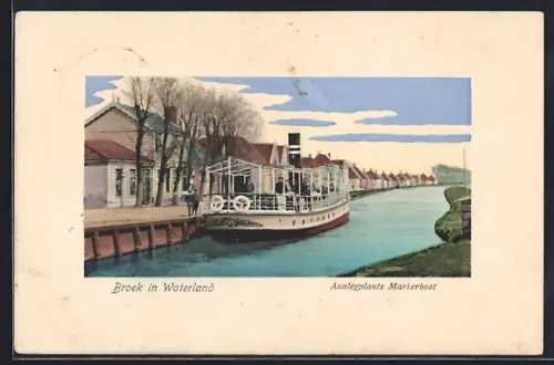 AK Broek in Waterland, Aanlegplaats Merkerboot