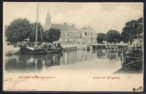 AK Hoogkerk, Hervormde Kerk en Gemeentehuis