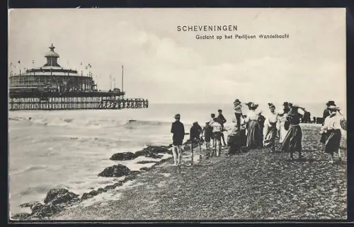 AK Scheveningen, Gezicht op het Paviljoen Wandelhoofd
