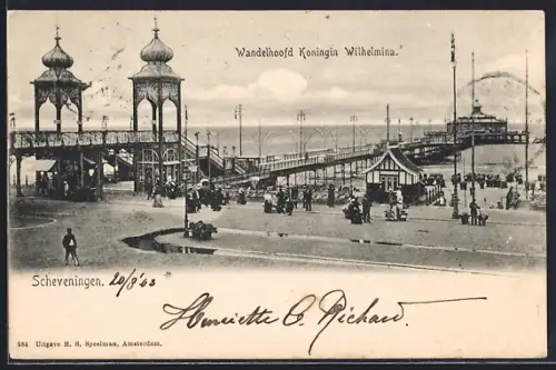 AK Scheveningen, Wandelhoofd Koningin Wilhelmina