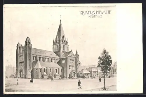 Künstler-AK `s Gravenhage, Dk. Kedk H. Familie, Kirche