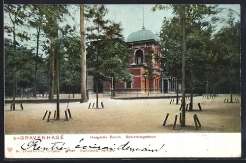 AK `s-Gravenhage, Haagsche Bosch, Societeitsgebouw