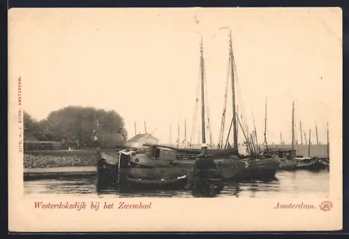 AK Amsterdam, Westerdoksdijk bij het Zwembad