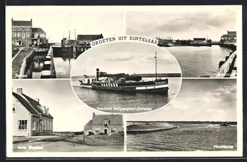 AK Dintelsas, Veerboot Ooltgensplaat-Dintelsas, Hotel Weygand, Vluchthaven & Sashuis