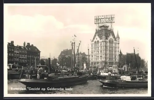 AK Rotterdam, Gezicht op Geldersche kade