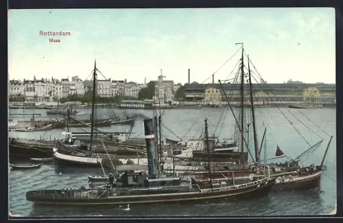 AK Rotterdam, Maas, Schiffe