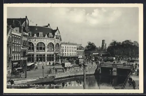 AK Rotterdam, Hofplein met Station