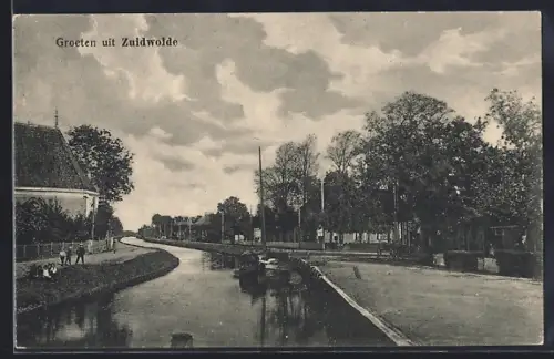 AK Zuidwolde, Partie am Fluss