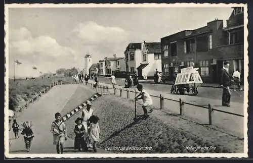 AK Katwijk aan Zee, Gezicht op de Boulevard