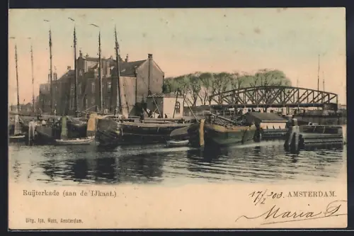 AK Amsterdam, Ruijterkade, aan de IJkant