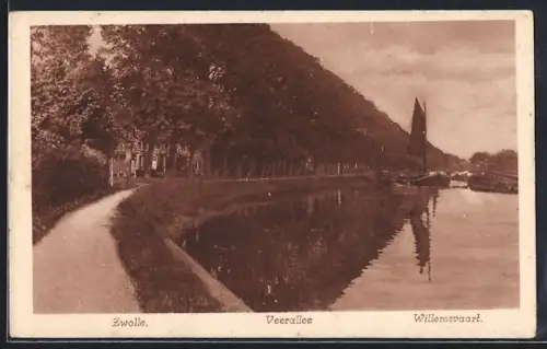 AK Zwolle, Veerallee, Willemsvaaart